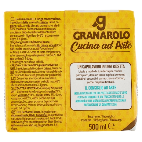 Granarolo Cucina ad Arte Besciamella 500 ml